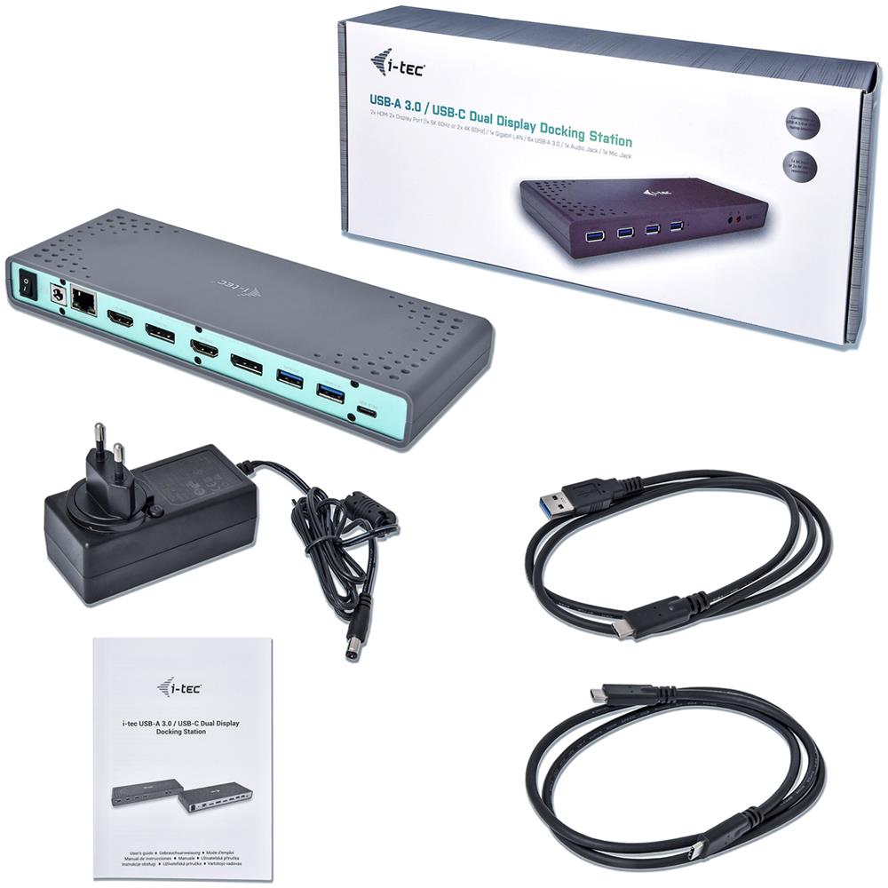 Usb-c / A Docking Station 4k Dual Display Docking Station - Foto 2