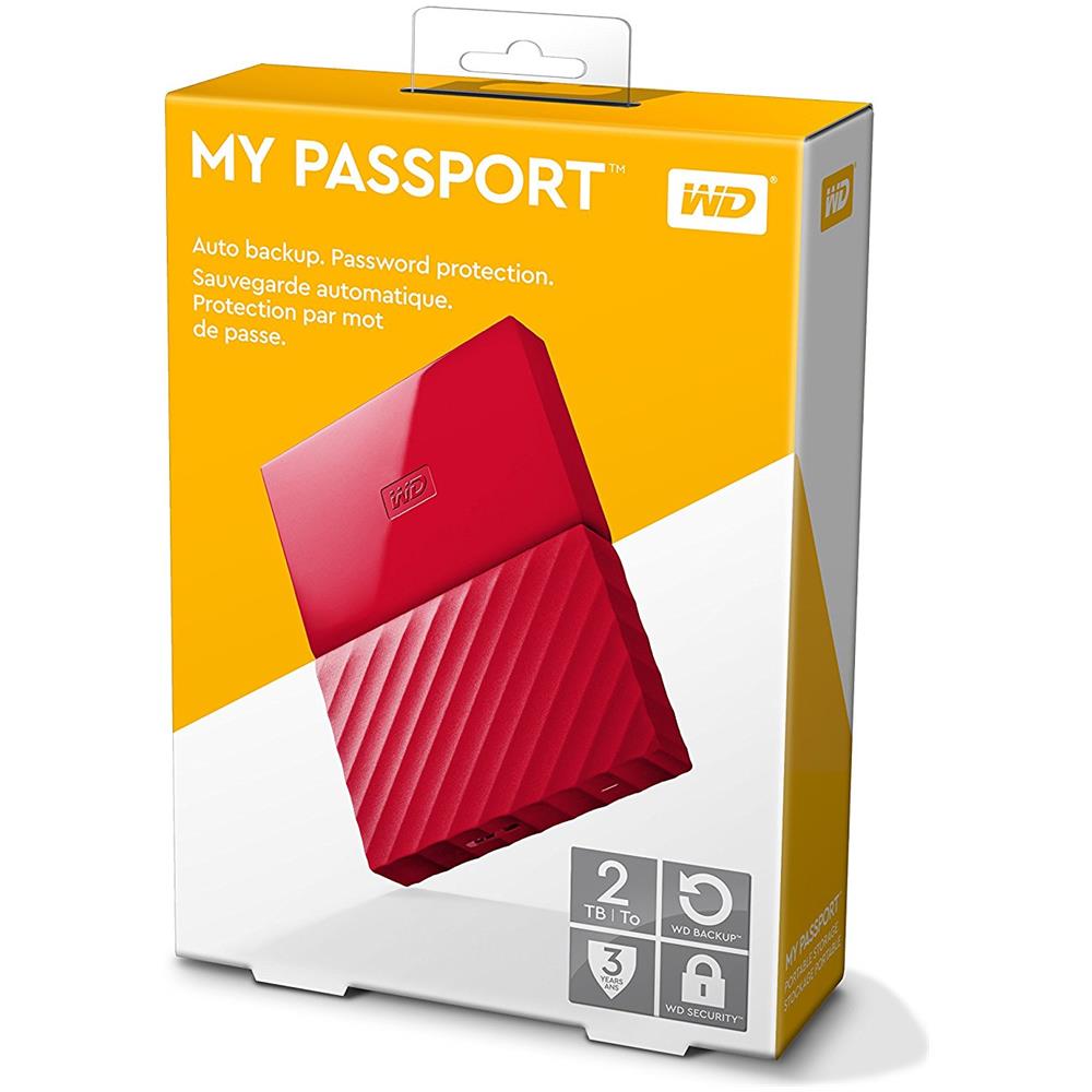 Hard Disk Esterno My Passport 2 TB 2.5" Interfaccia Micro-USB B 3.0 - Foto 2