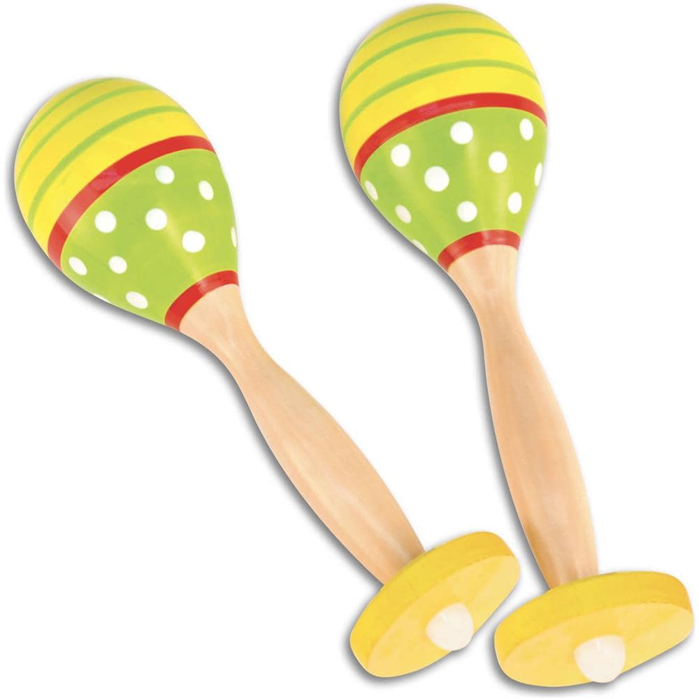 Strumenti musicali giocattolo56 2010 - Maracas In Legno Colorate - Foto 1