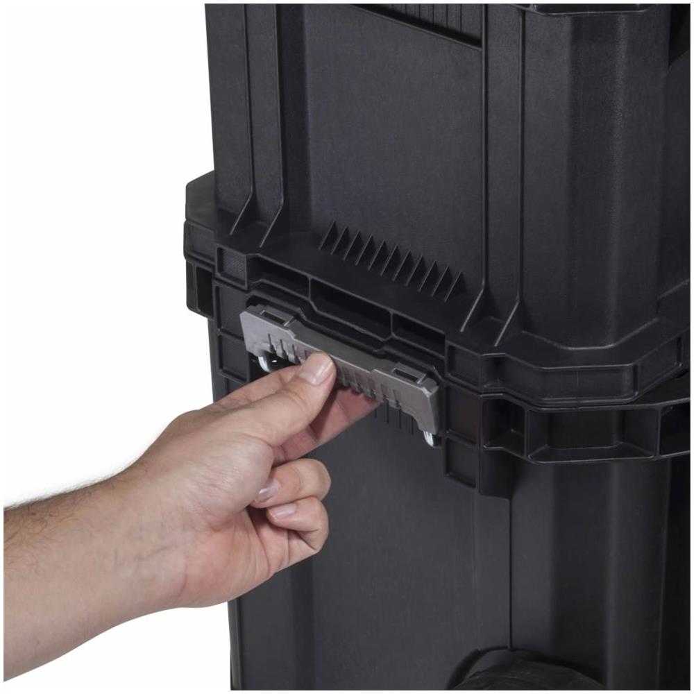 Cassetta Attrezzi Con Connect Trolley And Rolling Systems Nera - Foto 2