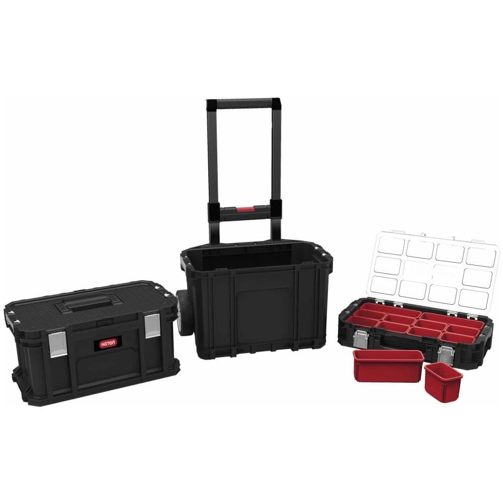 Cassetta Attrezzi Con Connect Trolley And Rolling Systems Nera - Foto 5