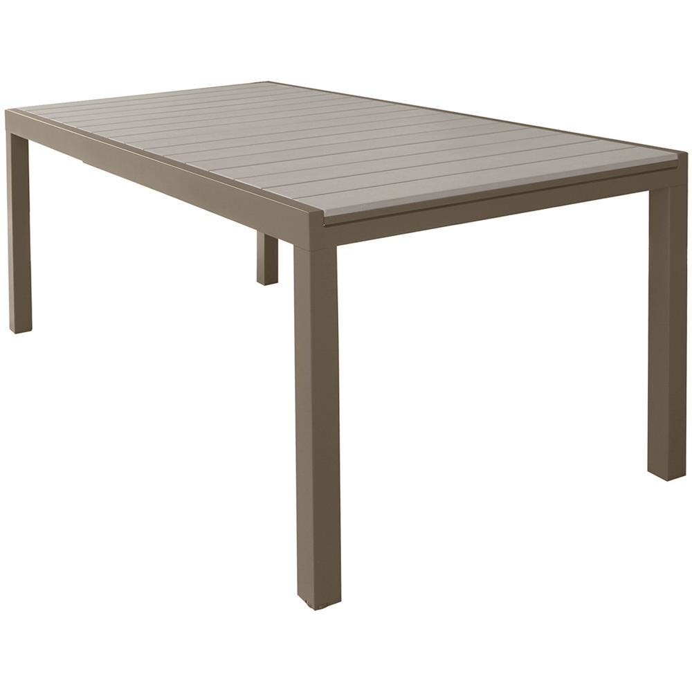 Tavolo Allungabile 180/240x73x100 Cm Pental Taupe Marrone - Foto 2