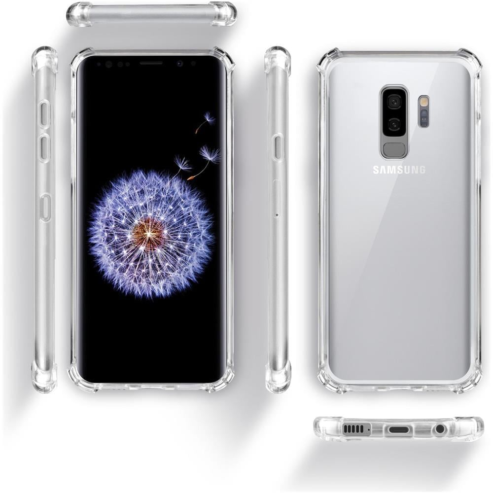 Cover Silicone Trasparente Per Samsung S9 Plus - Custodia Antiurto, Crystal Clear Case, Tpu Morbido - Foto 2