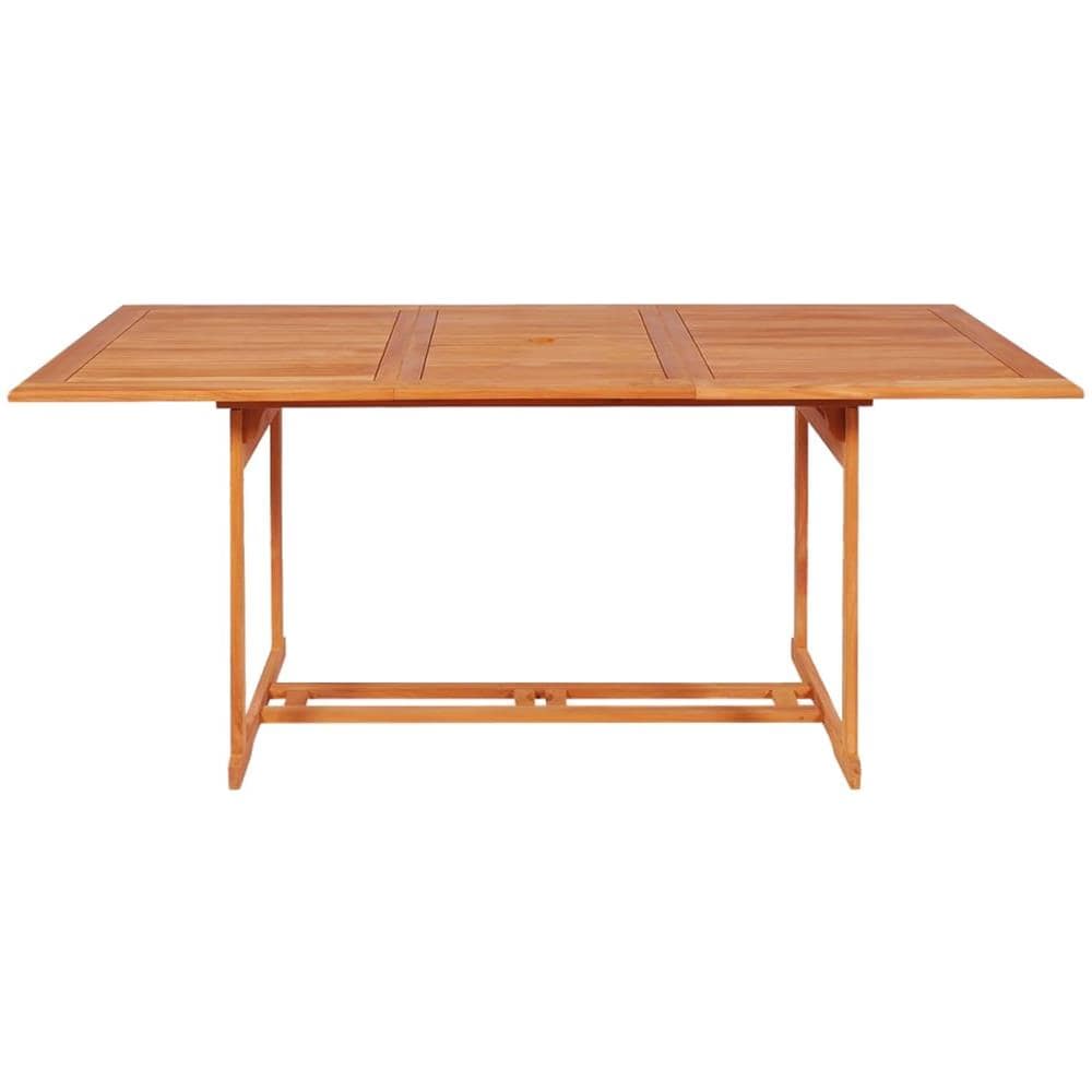 Set da Pranzo da Giardino 9 pz in Legno Massello di Teak - Foto 1