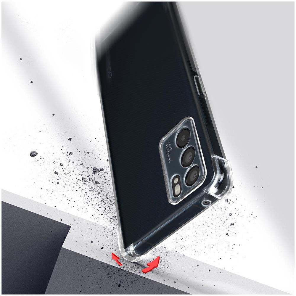 Kit Protezione Oppo Reno 6 5g Cover Flessibile + Vetro Temperato Trasparente - Foto 2