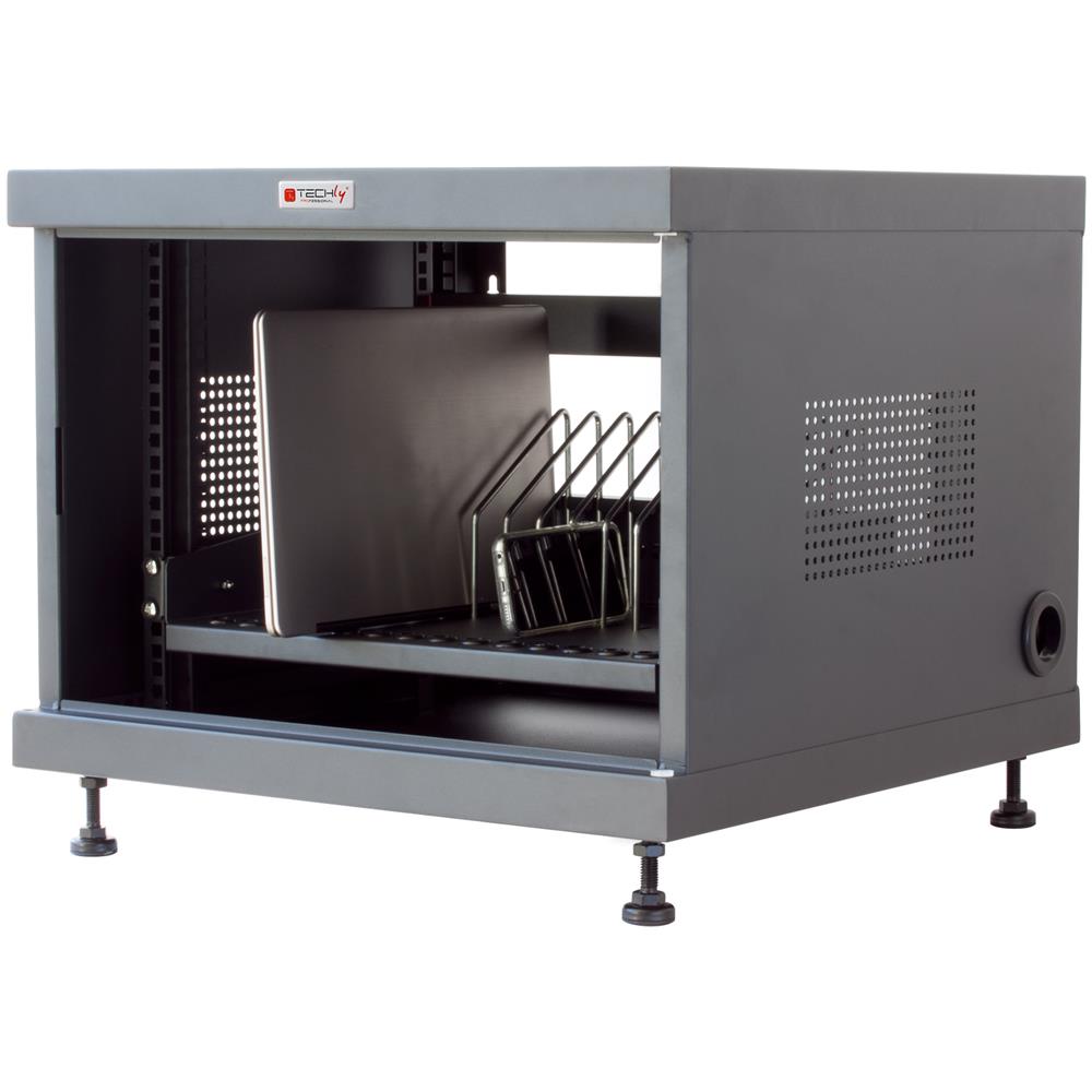 Armadietto Professionale per Ricarica di 14 Notebook Tablet E Smartphone Colore Nero - Foto 2