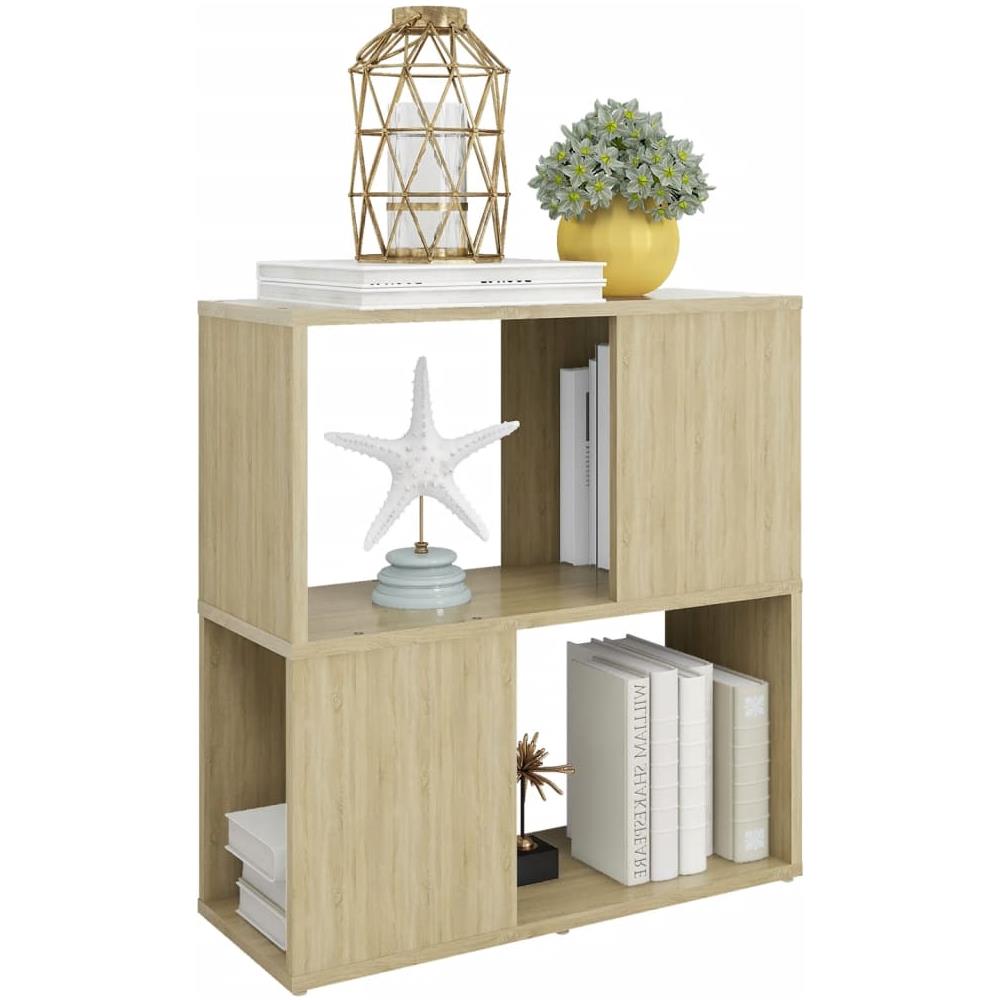 Libreria Rovere Sonoma 60x24x63 Cm In Truciolato - Foto 3