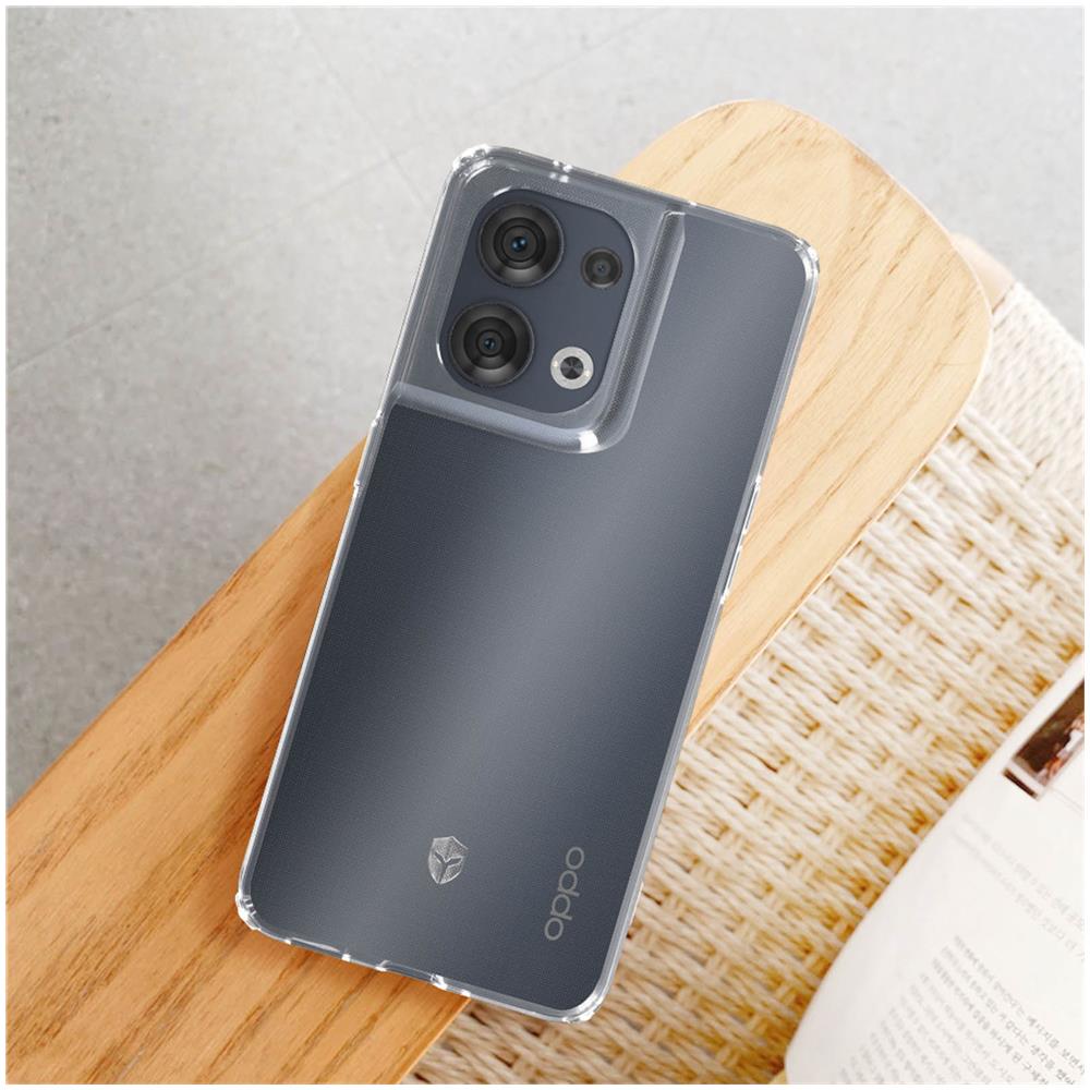 Cover Oppo Reno 8 5g Anti-caduta Riciclabile Feel Trasparente - Foto 2