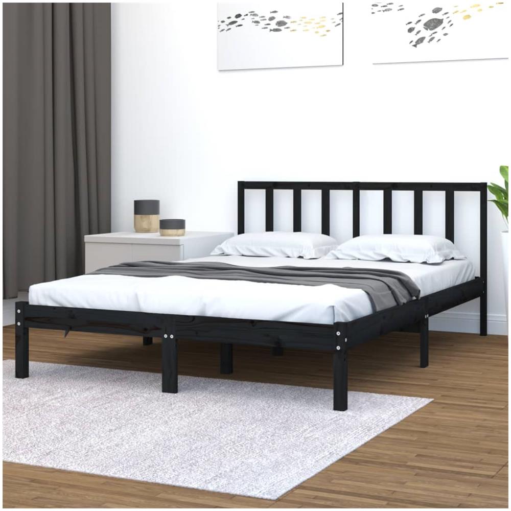 Giroletto Nero Massello Pino 150x200cm King Size - Foto 1