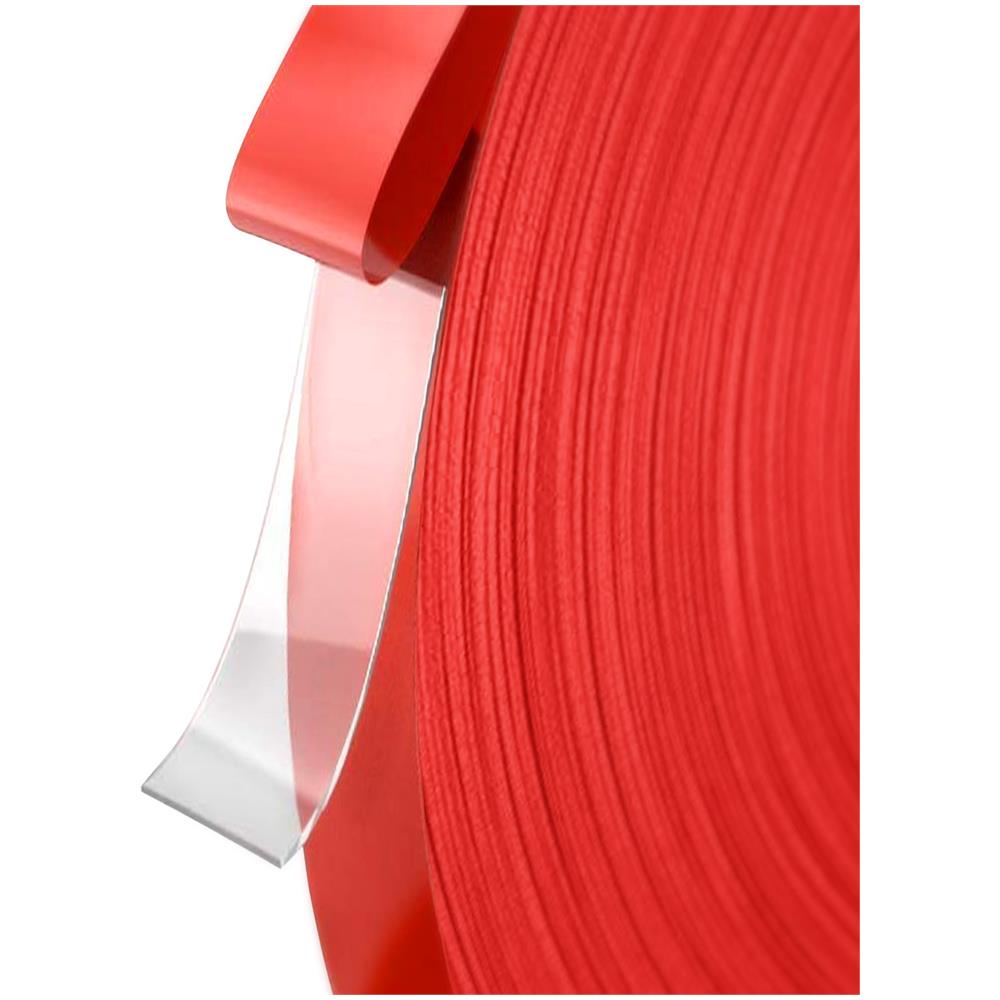 Nastro Biadesivo Double Face Riparazioni 50 M Forte Adesione 5 Mm Trasparente - Foto 2