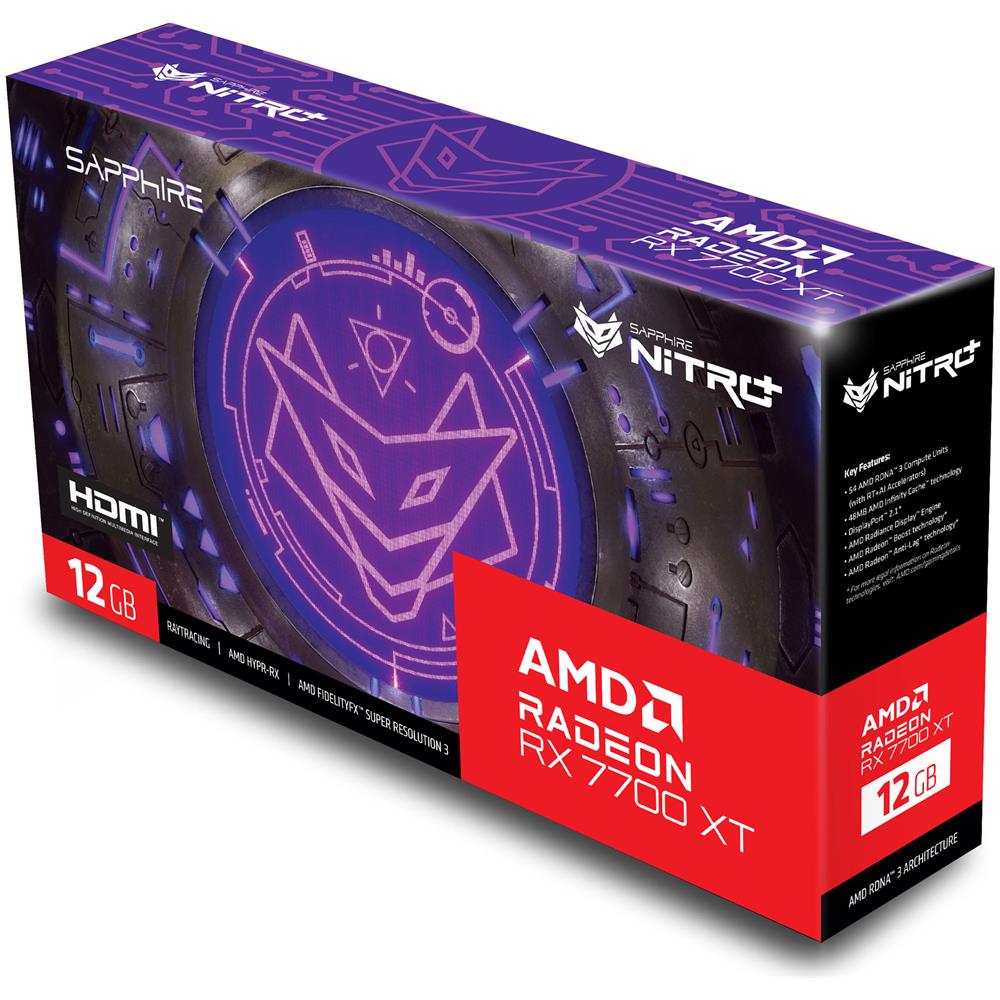 AMD Radeon RX 7700 XT 12GB GDDR6 PCI- 4.0 x16 / 2 x DisplayPort 2.1 / 2 x HDMI 2.1 2 - Foto 9