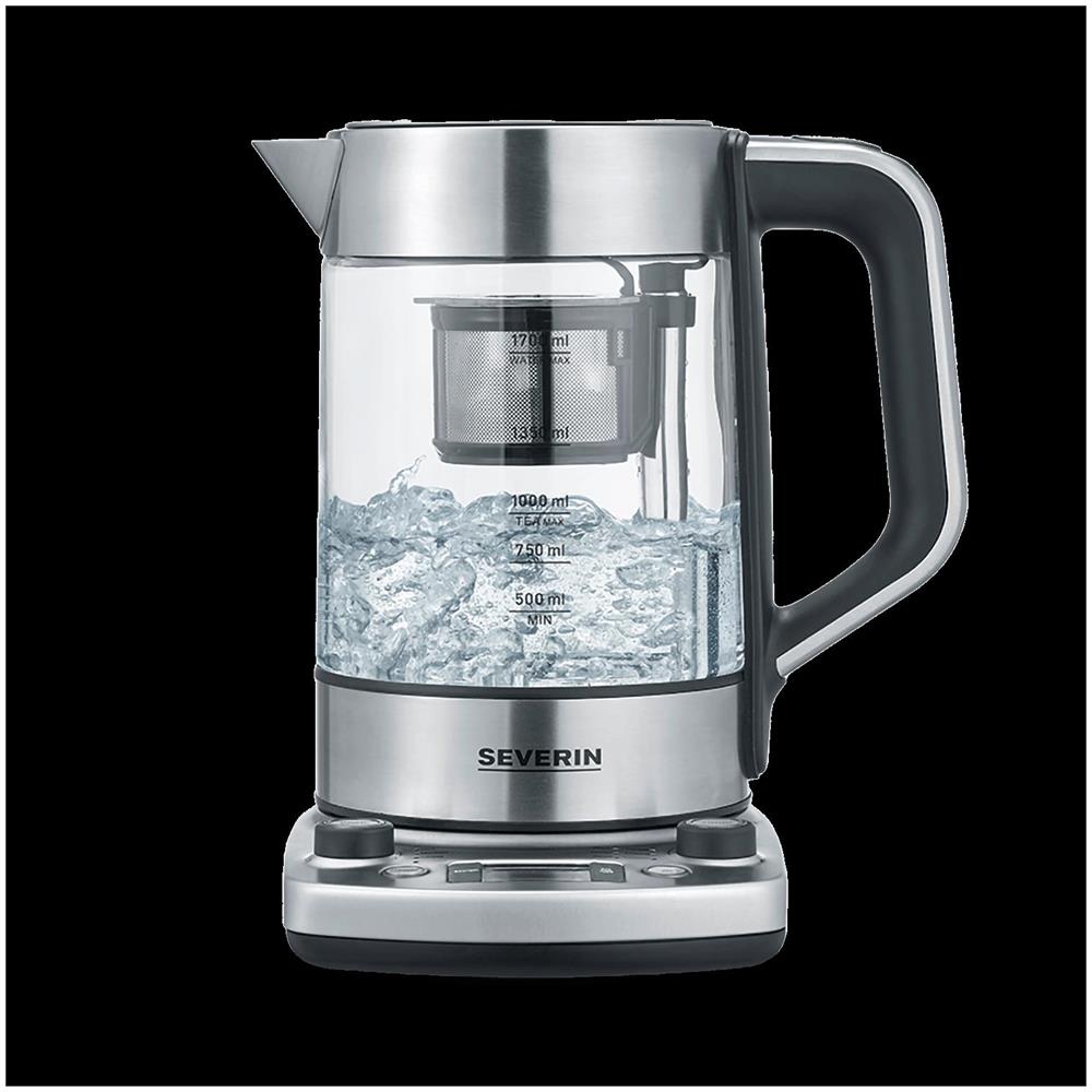 3422 Bollitore senza filo Elettrico Protezione da surriscaldamento Acciaio inox 1,7 L 3000 W - Foto 7