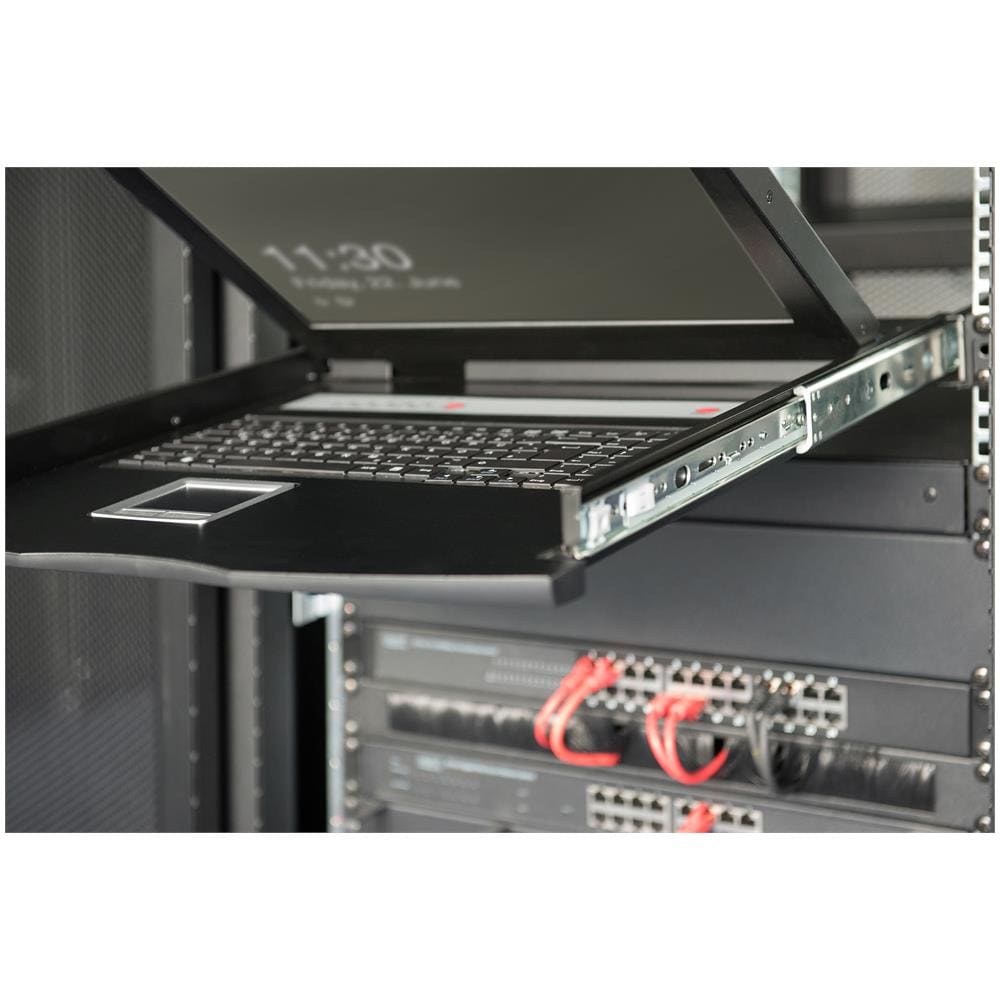 Console modulare con TFT da 19" (48,3 cm), 8 porte Cat. 5 KVM e touchpad, tastiera italiana - Foto 2