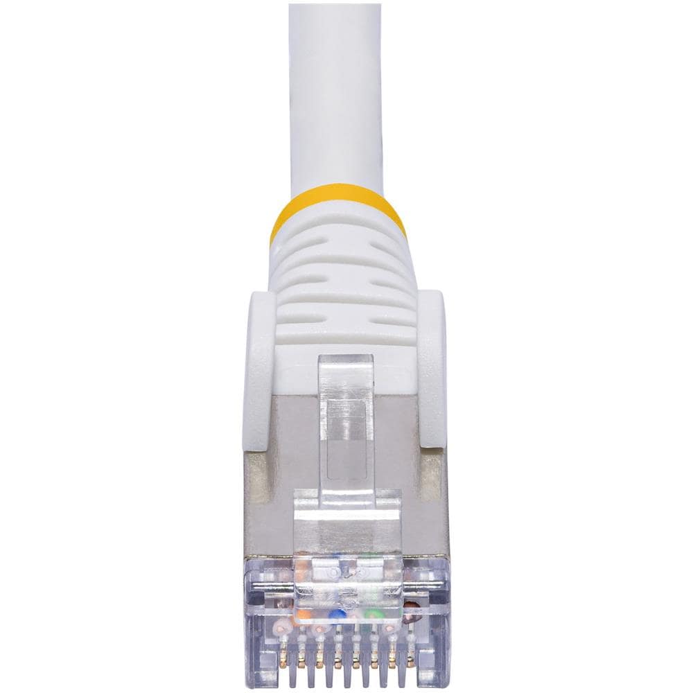 Cavo Ethernet CAT8 bianco da 15m, RJ45 Snagless, 25G / 40G, 2000MHz, 100W PoE++, S /FTP, cavo lan in rame puro 26AWG, LSZH, cavo patch di rete schermato con rilievi di trazione, testato individualmente - Foto 4