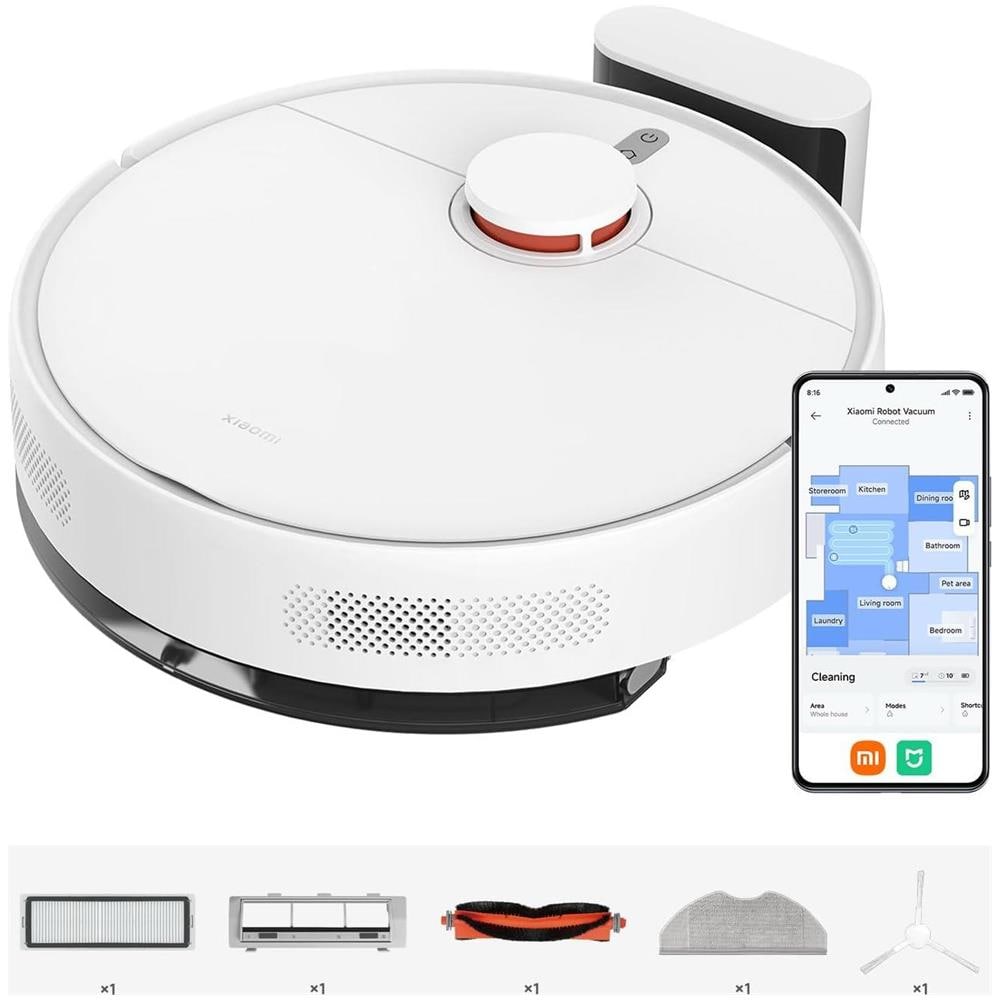 Robot Aspirapolvere Vacuum S40C Capacità 0,52 L Colore Bianco - Foto 2