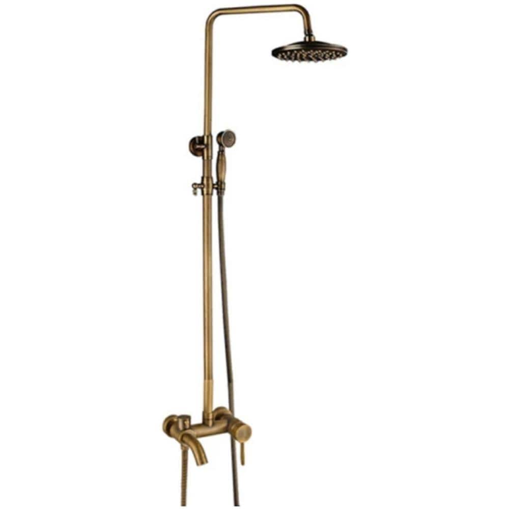 Rubinetto per doccia, Blackswan, tipo M39.2, modello bronzo antico, misura 20 cm - Foto 1