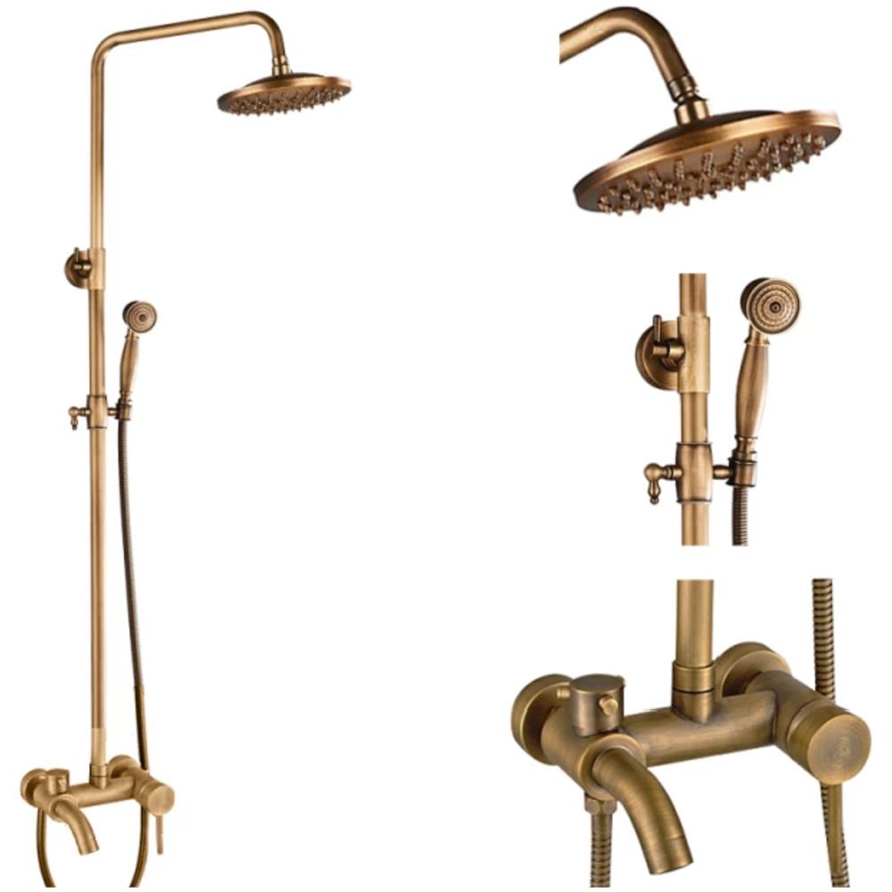 Rubinetto per doccia, Blackswan, tipo M39.2, modello bronzo antico, misura 20 cm - Foto 2