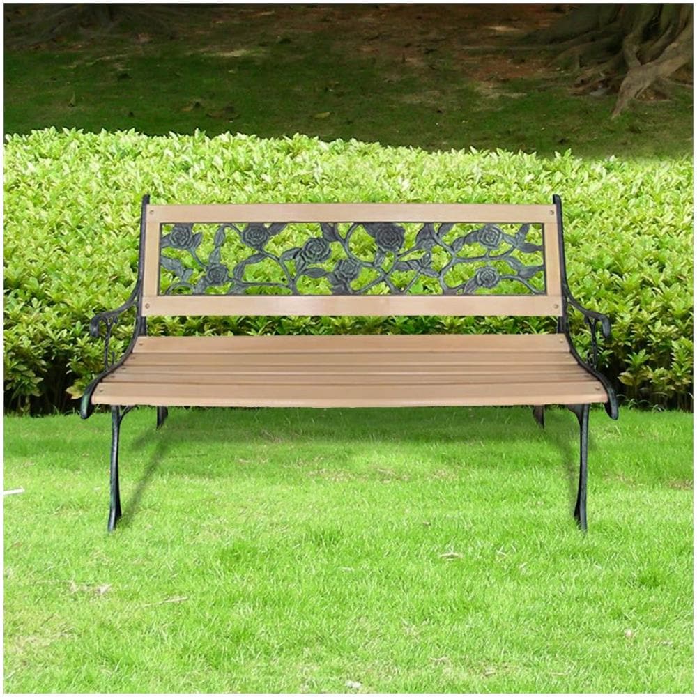 Panchina da Giardino 122 cm in Legno - Foto 2