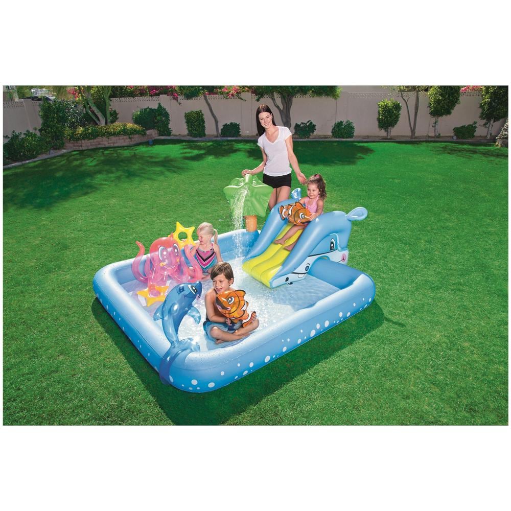 Play Center Gonfiabile Acquario Fantastico con Spruzzi - Foto 2