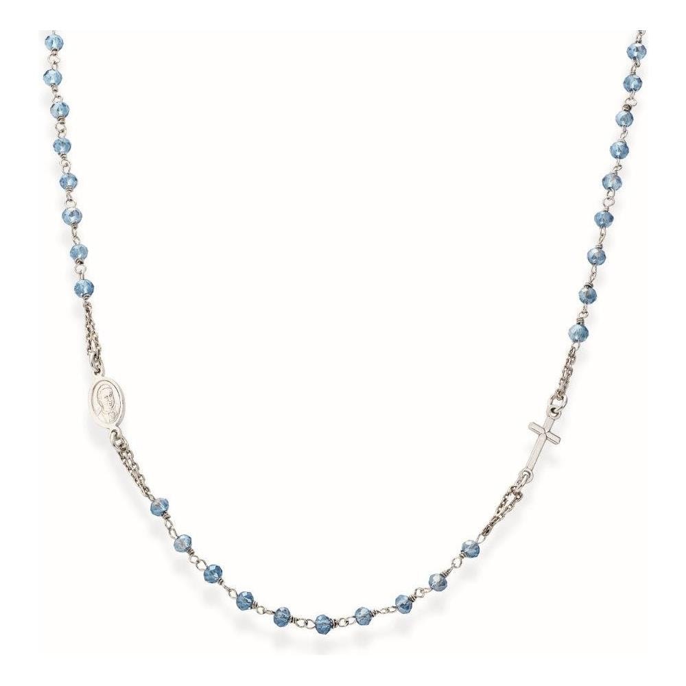 Collana In Argento 925 - Collezione Rosari - Colore Rodio - Misura Unica - Foto 1