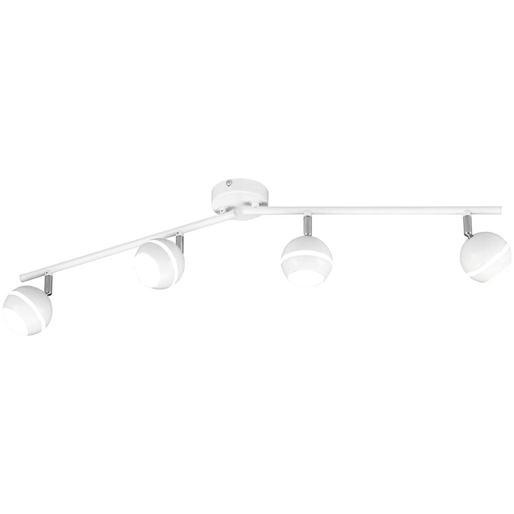 Lampadario Faretti Orientabili Led Reality Trio Rl183 Plastica 4x Punti Luce - Foto 8