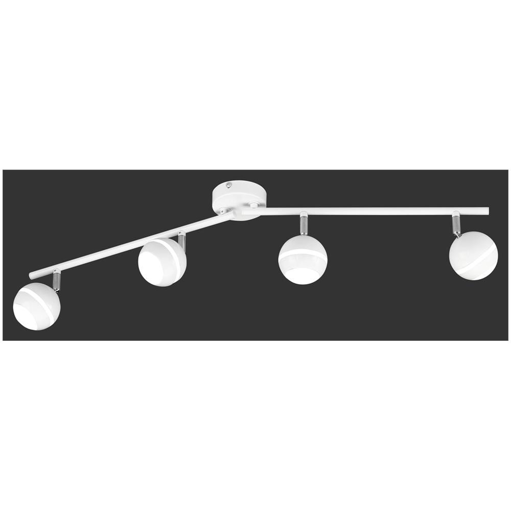Lampadario Faretti Orientabili Led Reality Trio Rl183 Plastica 4x Punti Luce - Foto 2