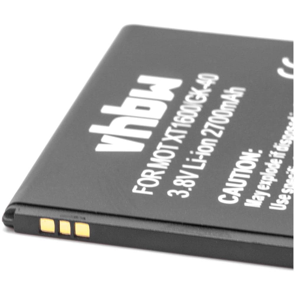 Li-ion Batteria 2700mah (3.8v) Per Cellulare Smartphone Telefono Motorola Moto Cedric Come Gk40. - Foto 2