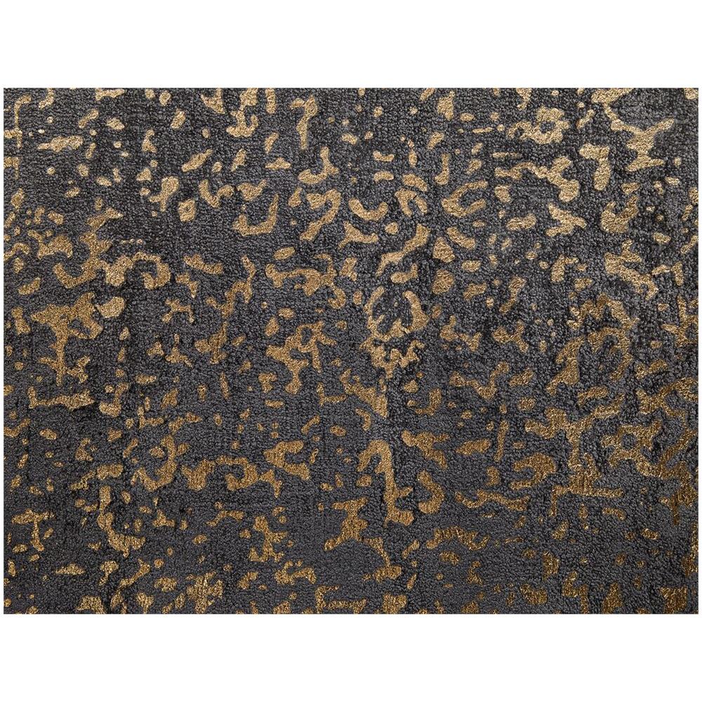 Tappeto A Pelo Corto Grigio Scuro / oro 140 X 200 Cm Esel - Foto 9