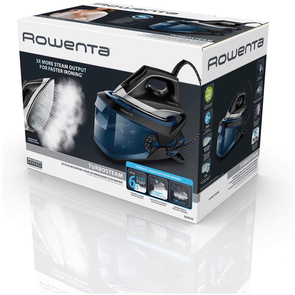 VR8322 Ferro da Stiro con Caldaia Continua Potenza 2600 Watt Colore Nero / Blu - Foto 10