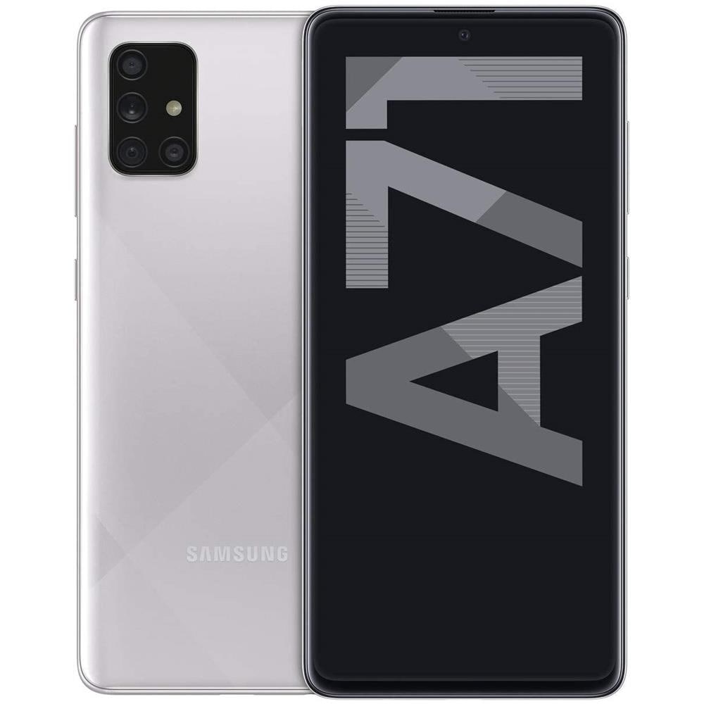 Galaxy A71 128 GB Dual Sim Display 6.7" Full HD+ Slot Micro SD Fotocamera 64 Mpx Android Europa Argento - Foto 1