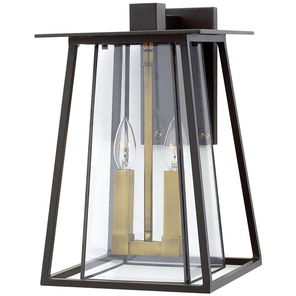 Elstead Hk / walker2 / l - Lanterna Da Parete Con 2 Luci, In Bronzo Buckeye, Altezza: 381 Mm - Foto 3