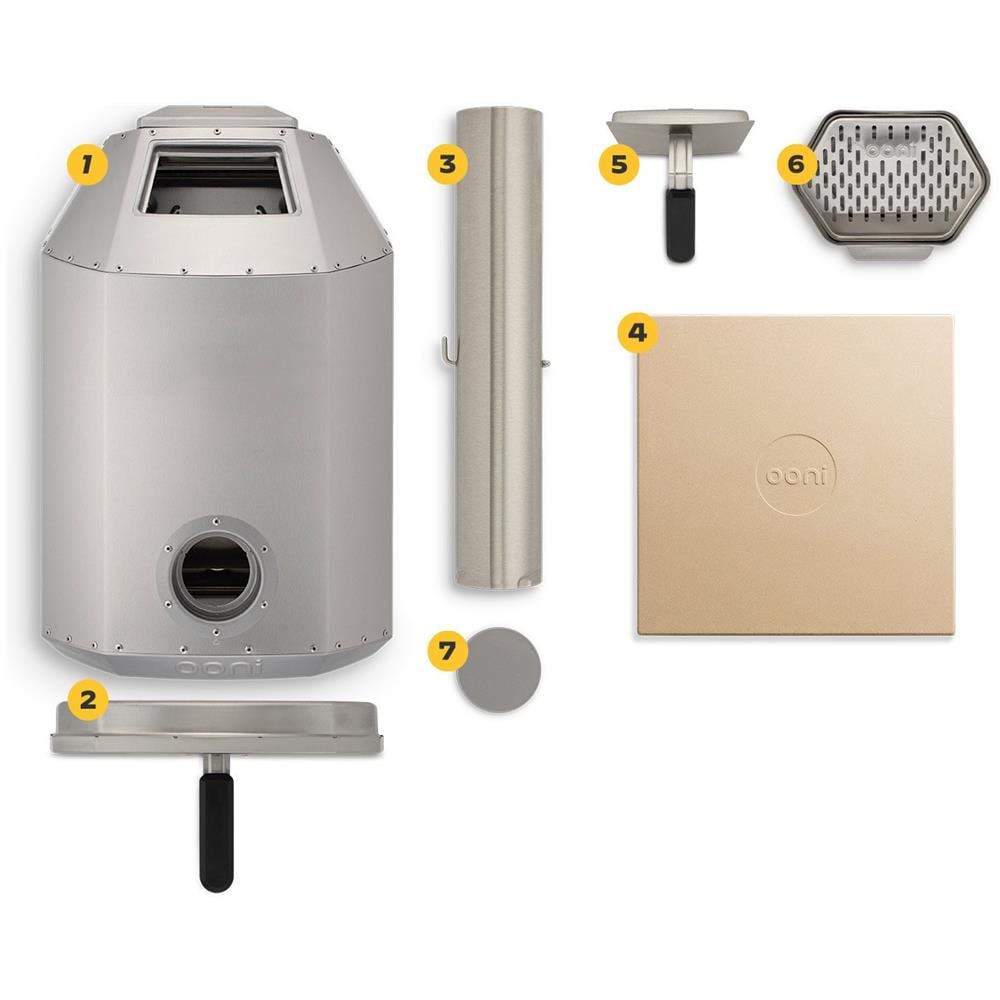 Forno Pizza Portatile Karu 12 Alimentato a Legna o Carbone Peso 12 Kg - Foto 9