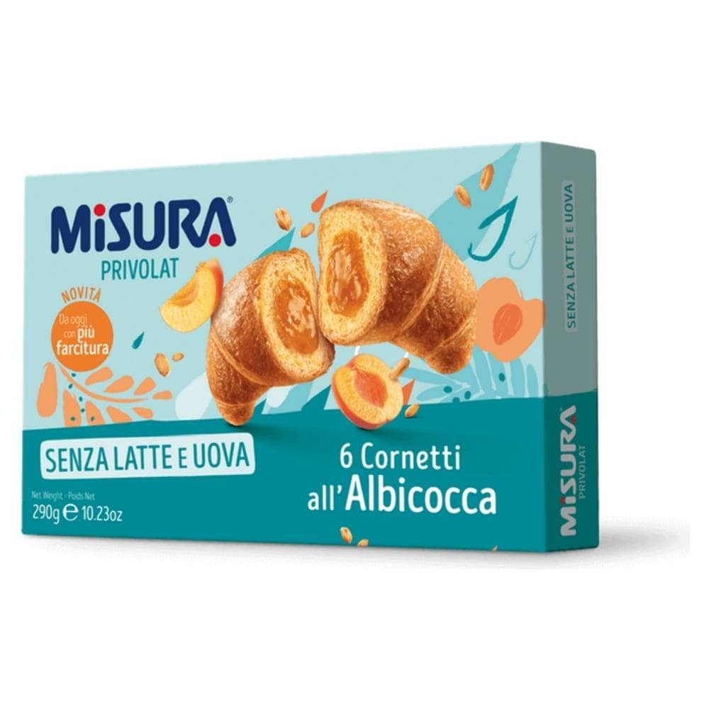 Privolat Cornetti All'albicocca In Confezione Da 6 Cornetti - 290 Grammi - Foto 1