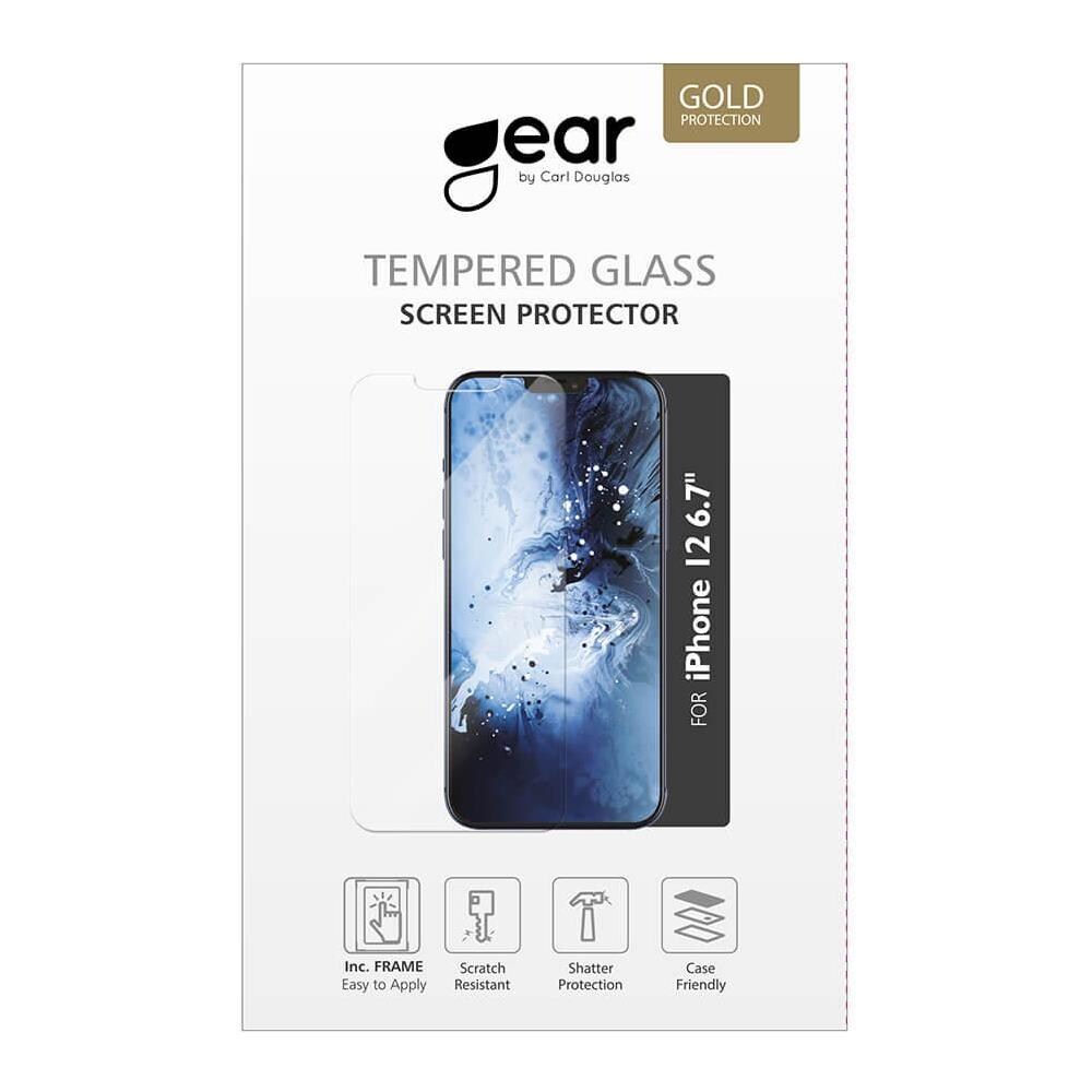 Vetro Temperato 2.5d Full Cover Clear Iphone 12 6.7 ""incl. Cornice Di Montaggio - Foto 2