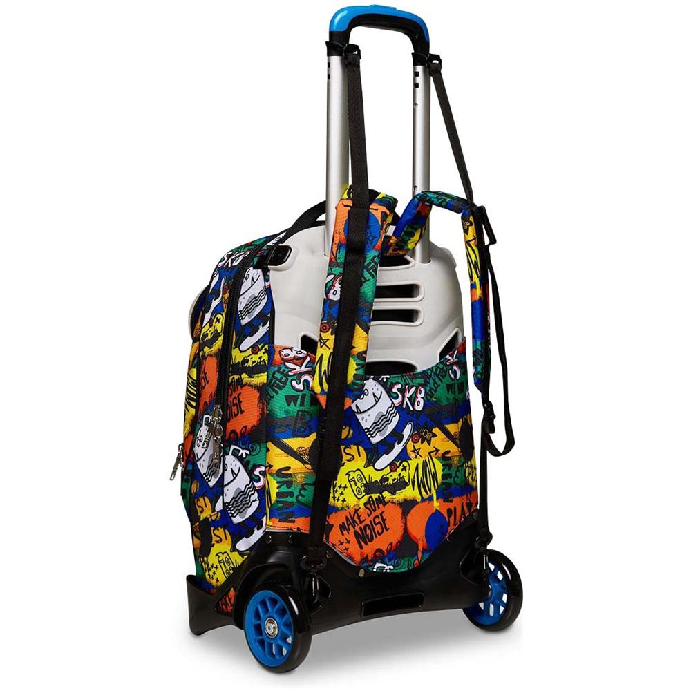 Trolley Zaino JACK 2 Ruote CRITTY BOY Capacità 34 Litri - Foto 2