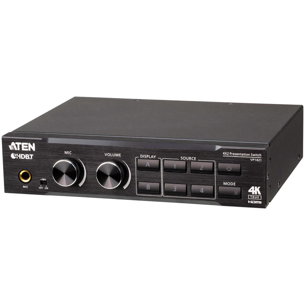 Switch matrix per presentazioni 4 x 2 True 4K con scalatura, DSP, e HDBaseT-Lite - Foto 1