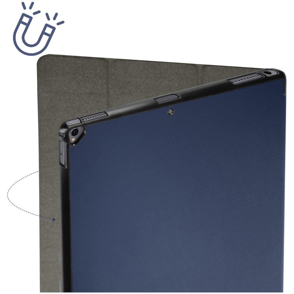 Custodia Per Ipad Pro 12.9 E 12.9 2017 Trifold Supporto E Digitazione Blu - Foto 5
