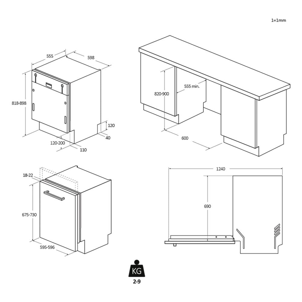 Lavastoviglie XI 4A4M4PB Serie 6 I-Pro Shine Capacità 14 Coperti Classe A Colore Acciaio Inox - Foto 12
