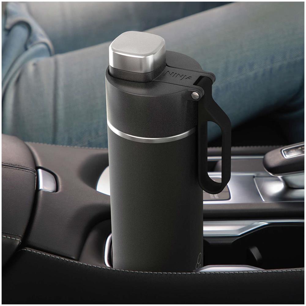 Thirsti Uso Quotidiano, Fitness, Trekking, Sport 700 ml Plastica, Acciaio inox Nero - Foto 9