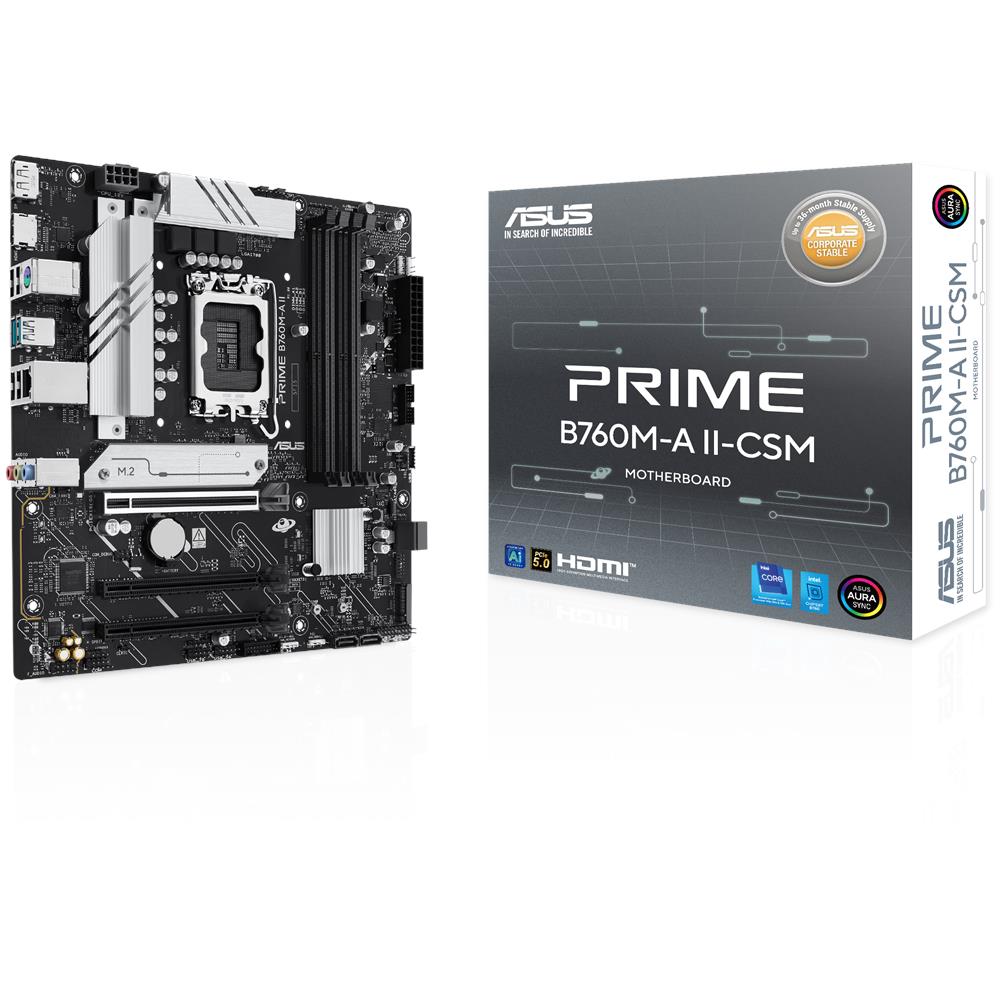 PRIME B760M-A II-CSM Intel B760 LGA 1700 micro ATX - Foto 1