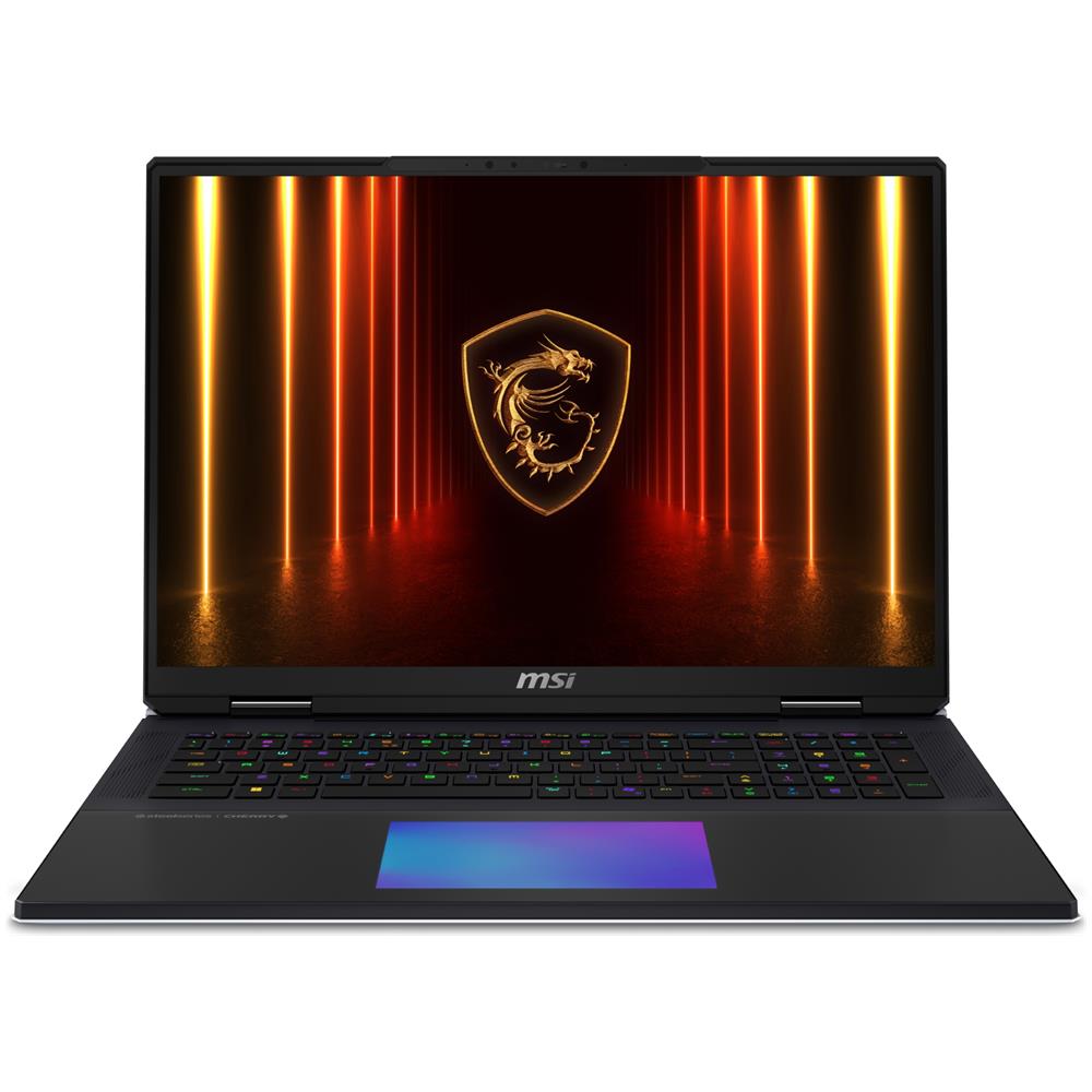 Titan 18 HX A2WJ-1079IT Intel Core Ultra 9 290HX Plus Computer portatile 45,7 cm (18") UHD+ 64 GB DDR5-SDRAM 2 TB SSD NVIDIA GeForce RTX 5090 Wi-Fi 7 (802.11be) Windows 11 Home Nero - Foto 1