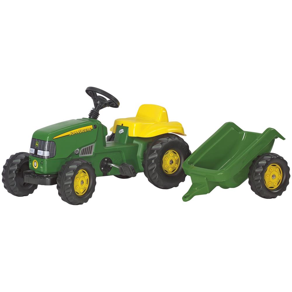 Trattore Kid JohnDeere c / Rimorchio 142x47x52 012190 - Foto 3