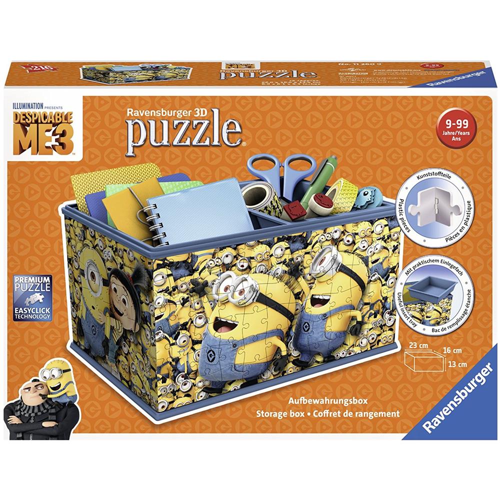 Puzzle 3D Minions Portaoggetti 216 Pezzi - Foto 1