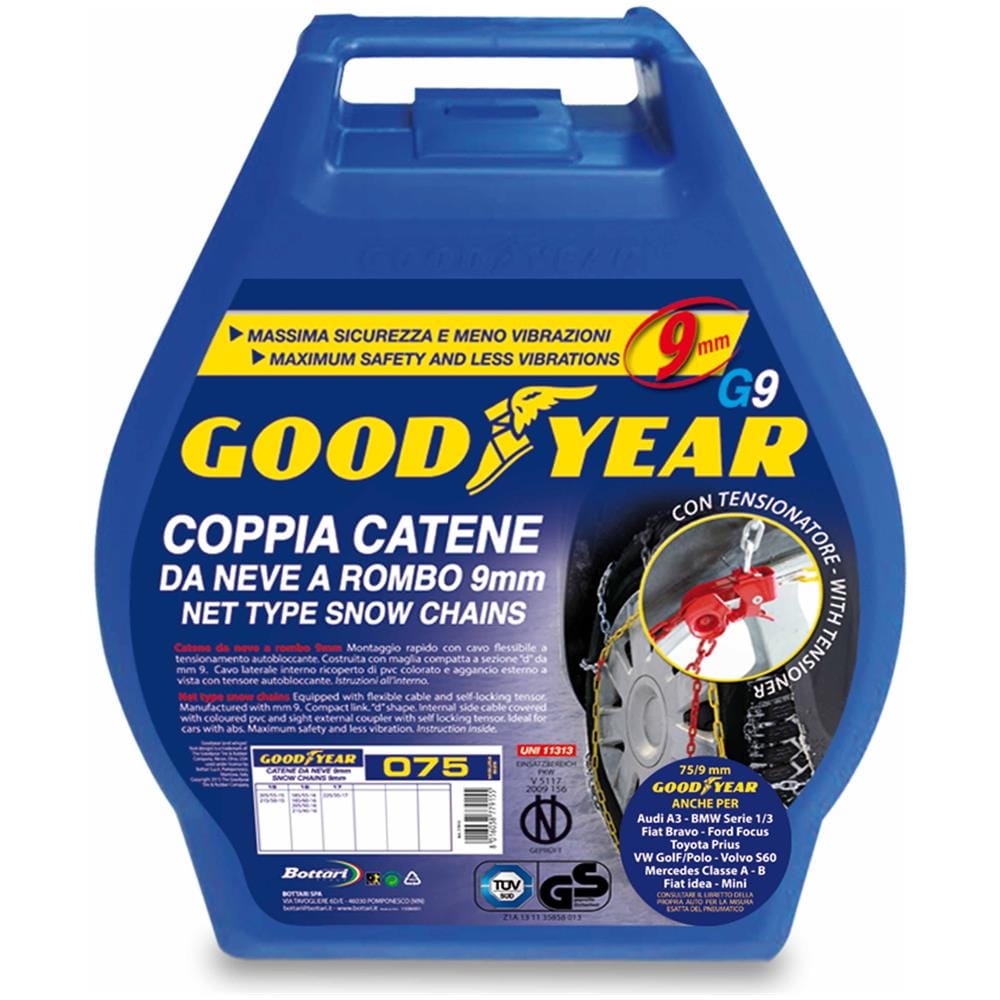 Catene da neve a rombo 9 mm "G9" MIS. 090 - Foto 1