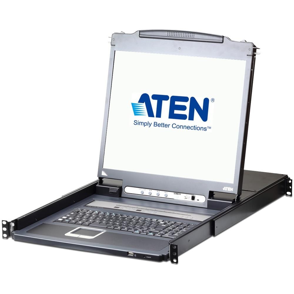 IDATA CL-5708IM - Switch KVM 17'' over IP LCD VGA PS2-USB 8 Porte con USB, CL5708IM - Foto 1