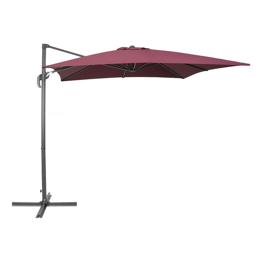 Ombrellone Da Giardino Bordeaux / grigio Scuro 250 X 250 X 235 Cm Monza - Foto 1