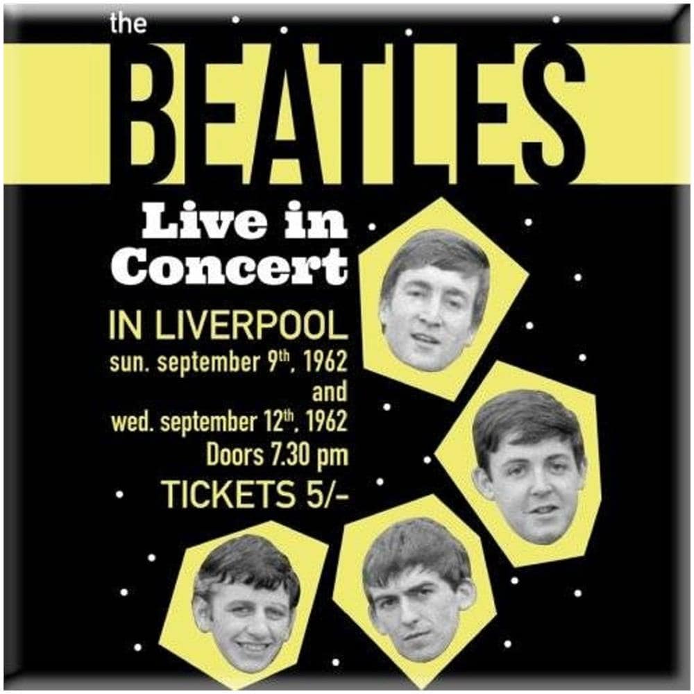 Beatles (the) : Live In Concert (magnete) - Foto 1