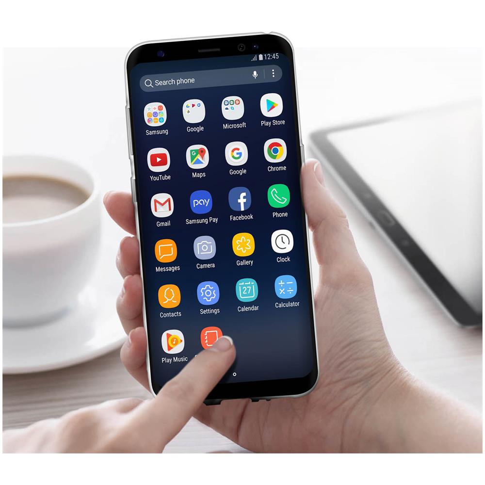 Cover Samsung Galaxy S8 Silicone Morbida /pellicola Vetro Temperato 9h Nero - Foto 2