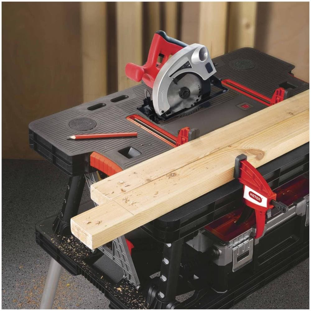 Piano Di Lavoro Pieghevole Nero - Foto 2