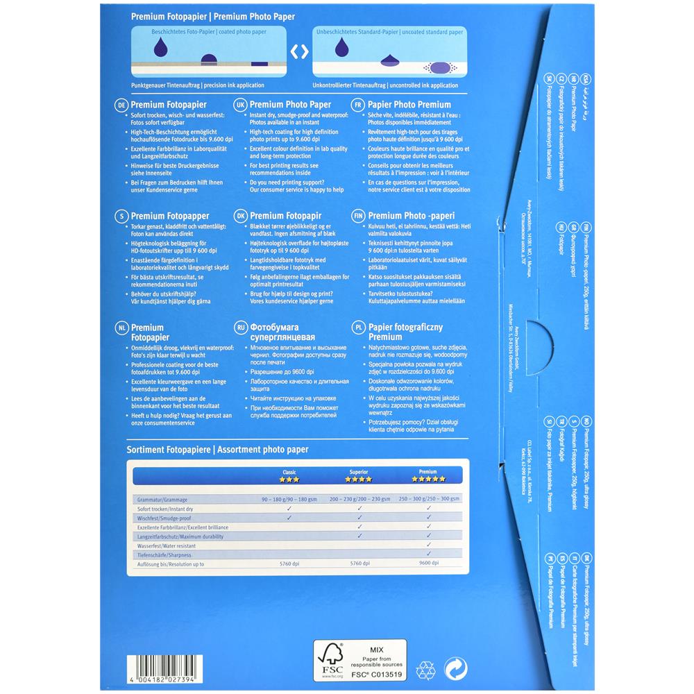 Inkjet Photo Paper 2x20 Sheets, Lucida, 210 x 297 mm - Foto 6